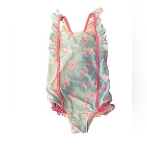 Starfish Print Lily Pulitzer Kids Swimsuit